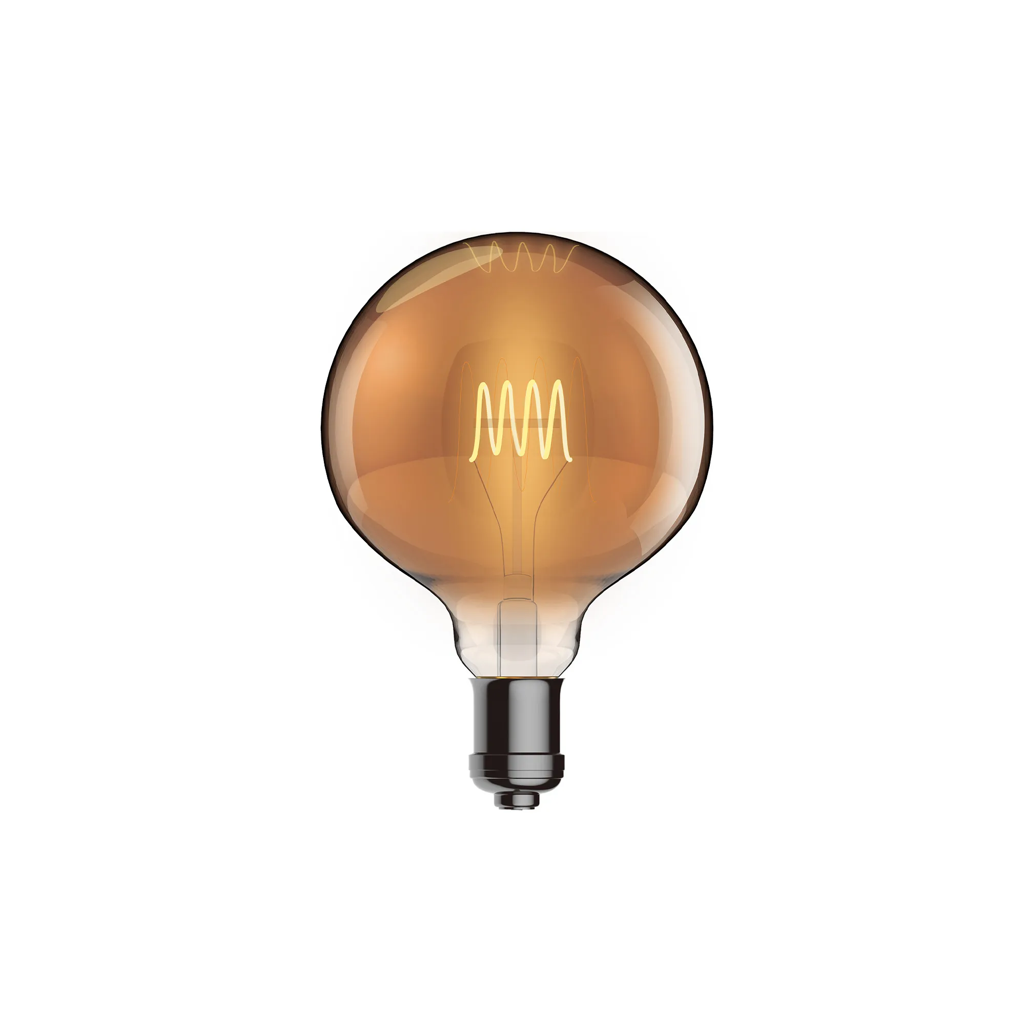 703172053  Classic Deco LED Globe 125mm/S E27 Dimmable 5W 1800K 280lm